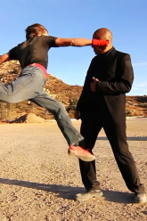 Muay Thai Fighter vs HUGE Kickboxer | Martial Arts Fight Scene (Slug Street Scrappers)