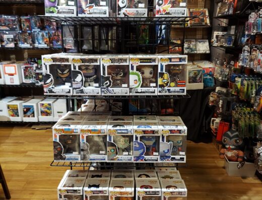 Galaxy comics and toys