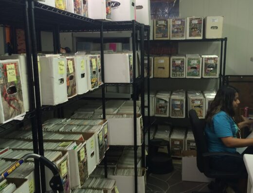 Anthony’s Comic Book Art Warehouse and Office