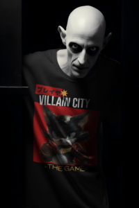 Villain City- Gamer Cat Long Sleeve Tee