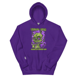 Villain City Smoking Skull Unisex Hoodie