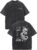 UOUA Men’s Graphic Tees Washed Oversized Short Sleeve T-Shirts